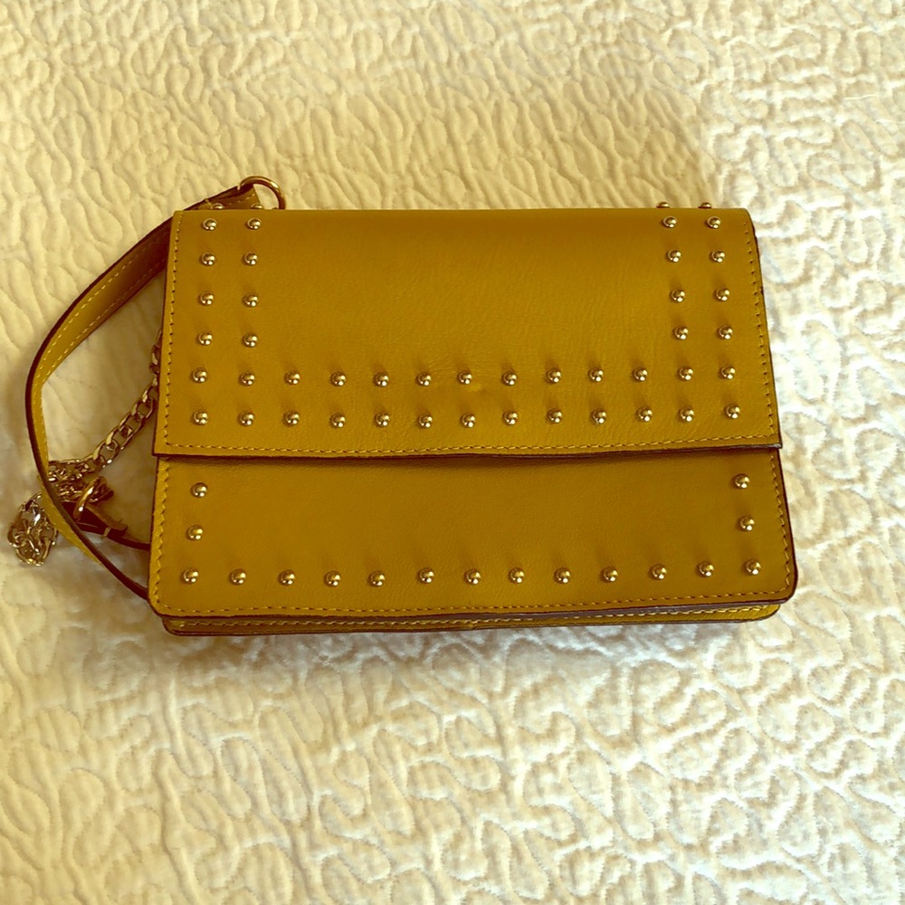 Topshop genuine leather crossbody
